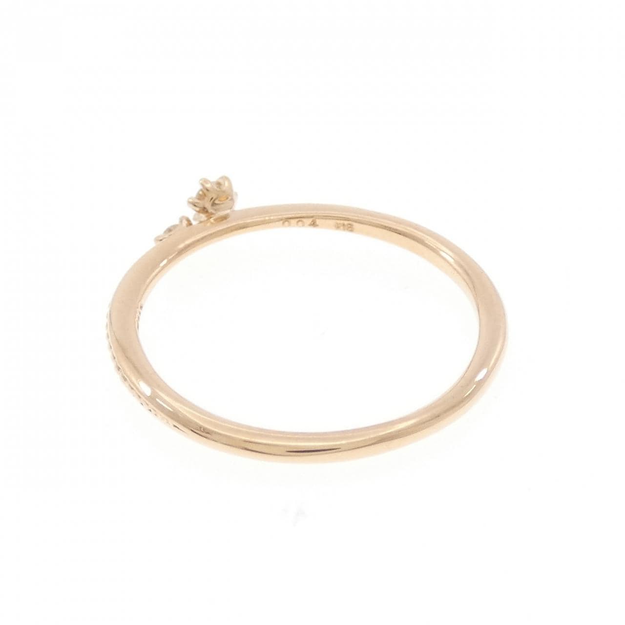 アガット ダイヤモンド リング 0.04CT