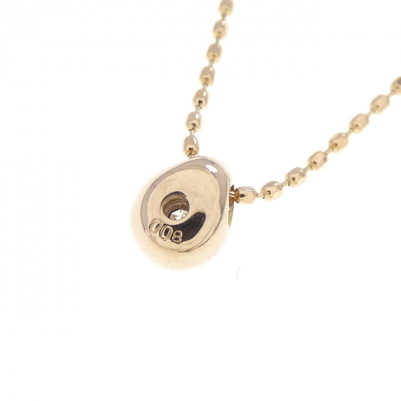 K18PG ダイヤモンド ネックレス 0.08CT