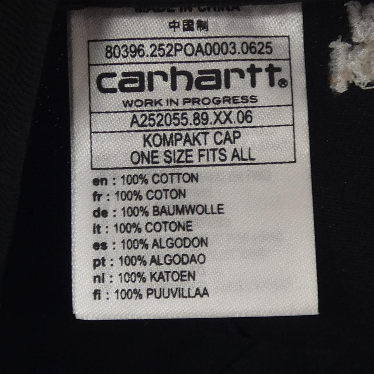 カーハート CARHARTT キャップ