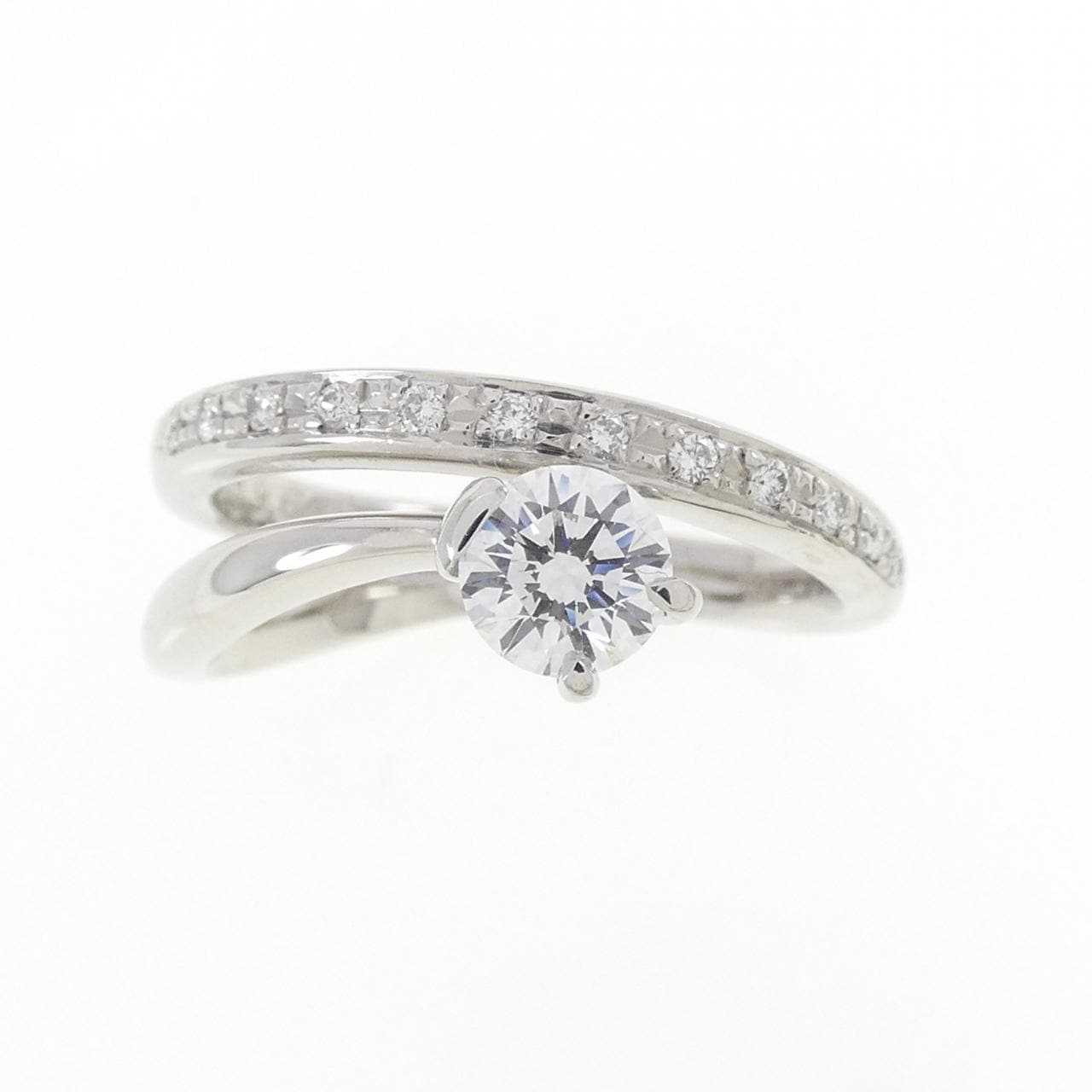PT900 ダイヤモンド リング 0.396CT D VVS1 VG