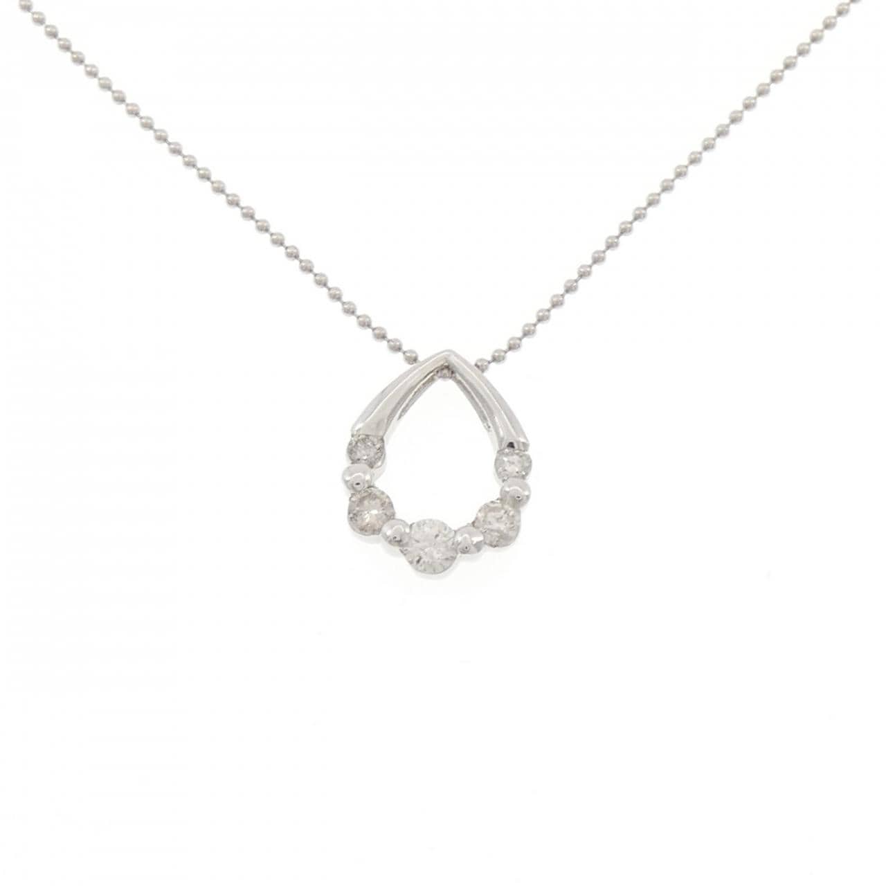 PT900/PT850 ダイヤモンド ネックレス 0.40CT