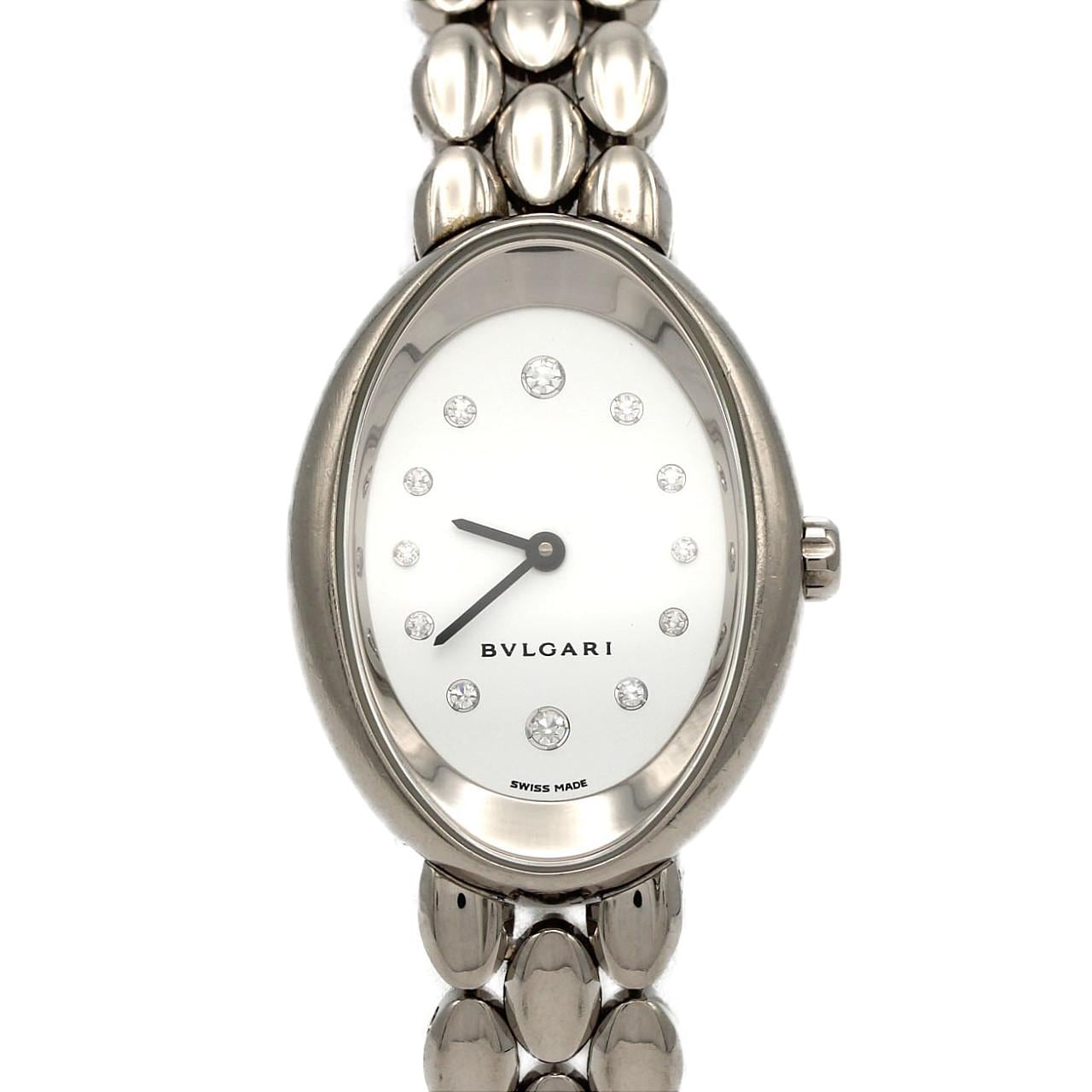 【ノーメンテナンス還元価格】ブルガリ オーバル WG･12P OVW32G/OVW32GG/12 WG クォーツ