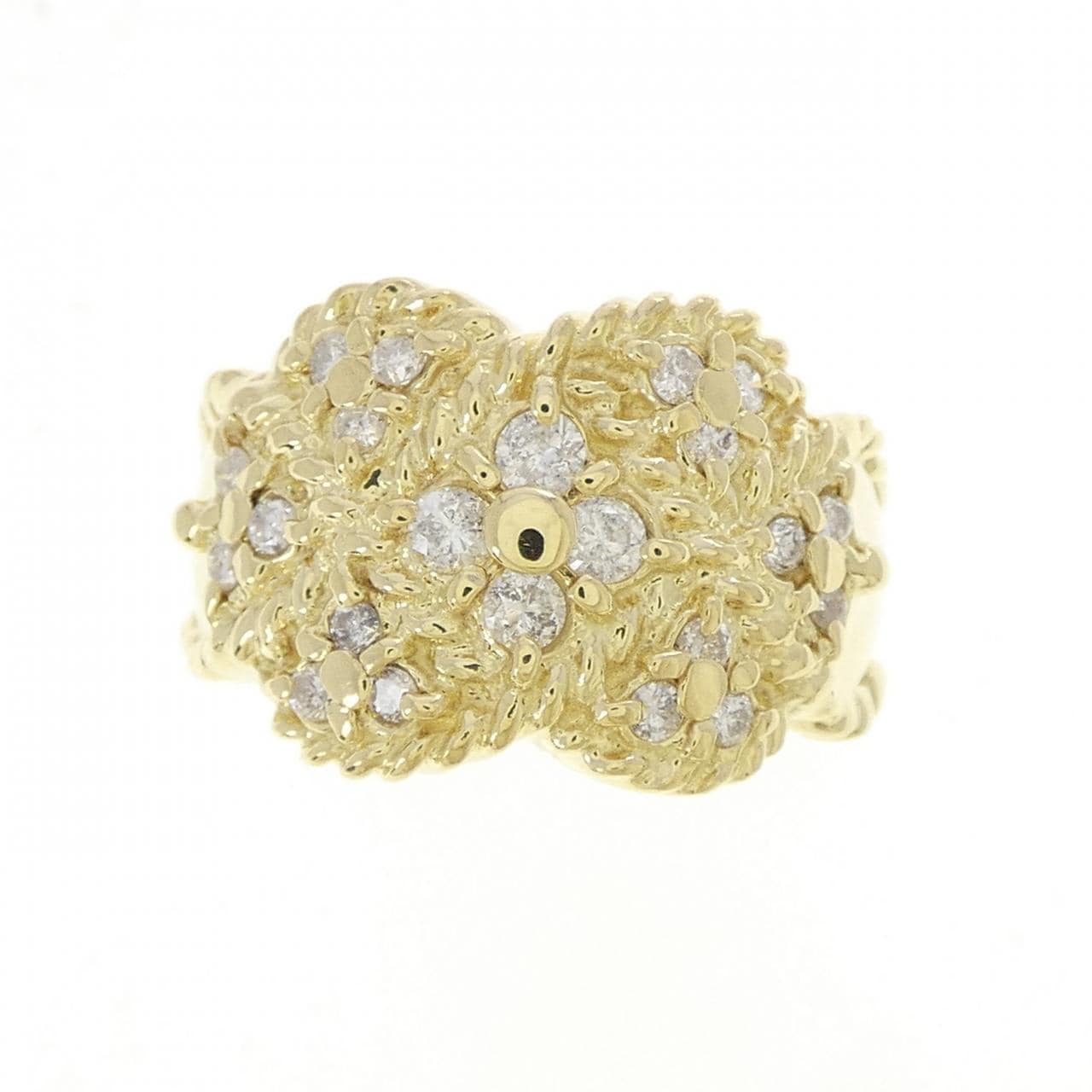 K18YG ダイヤモンド リング 0.6CT