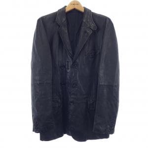 ヨウジヤマモトプールオム YOHJI YAMAMOTO POUR レザージャケット