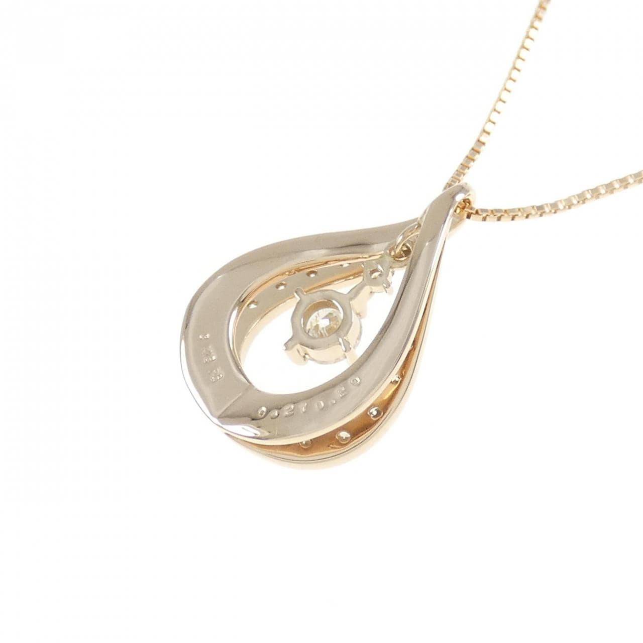 K18PG ダイヤモンド ネックレス 0.21CT