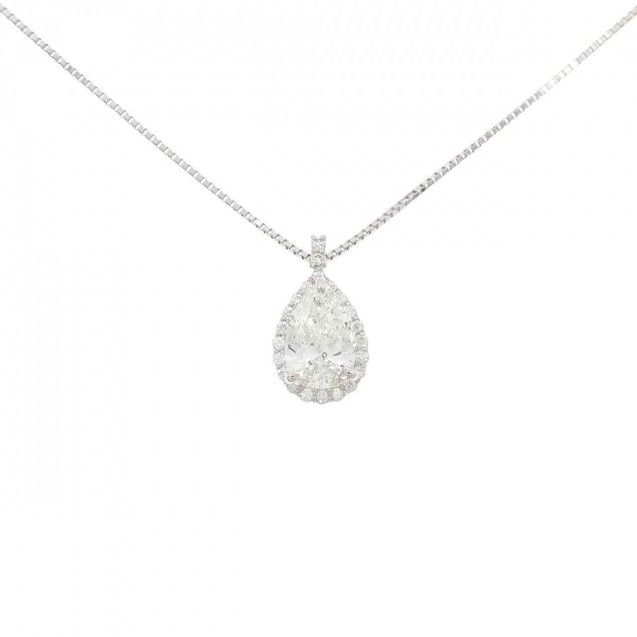 PT900/PT850 ダイヤモンド ネックレス 1.013CT