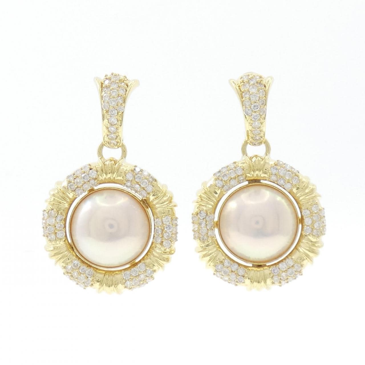 K18YG マベパール ピアス