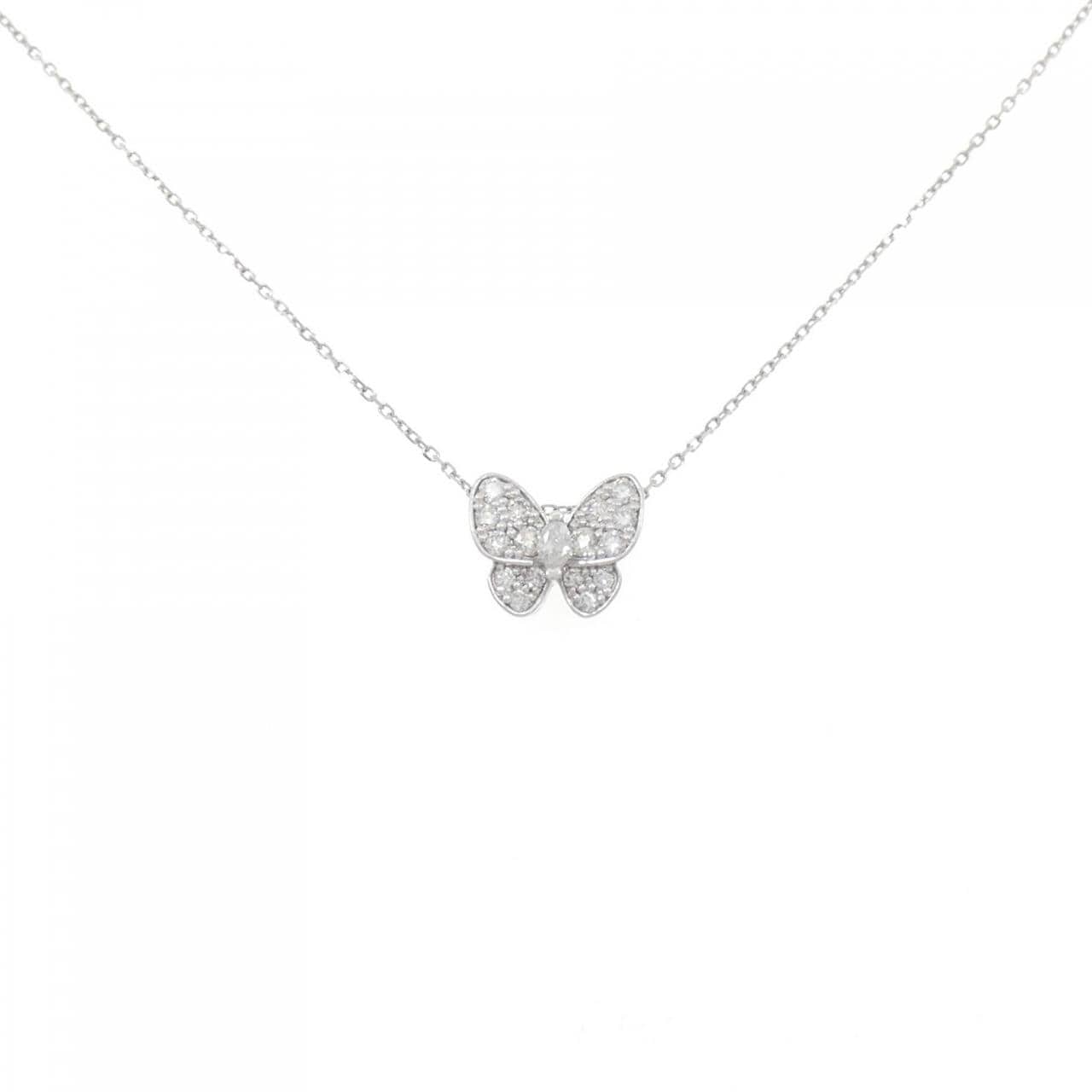 PT900/PT850 蝴蝶钻石项链 0.30CT