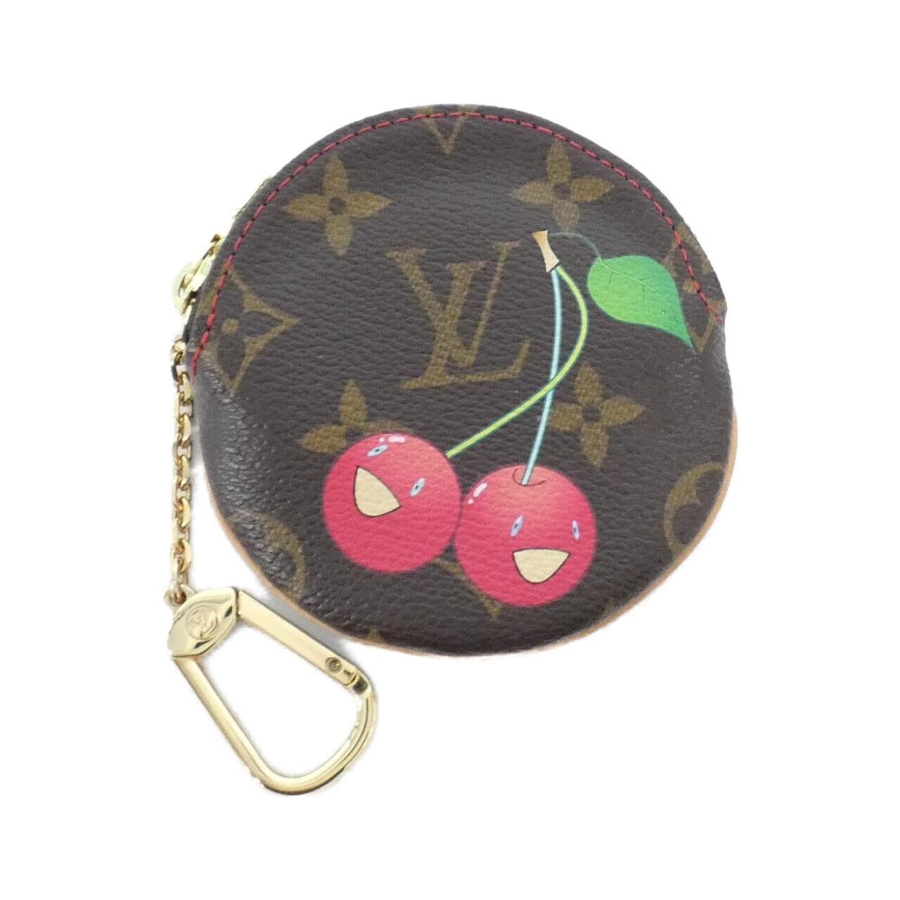 ルイヴィトン モノグラム チェリー ポルト モネ ロン M95043 コインケース