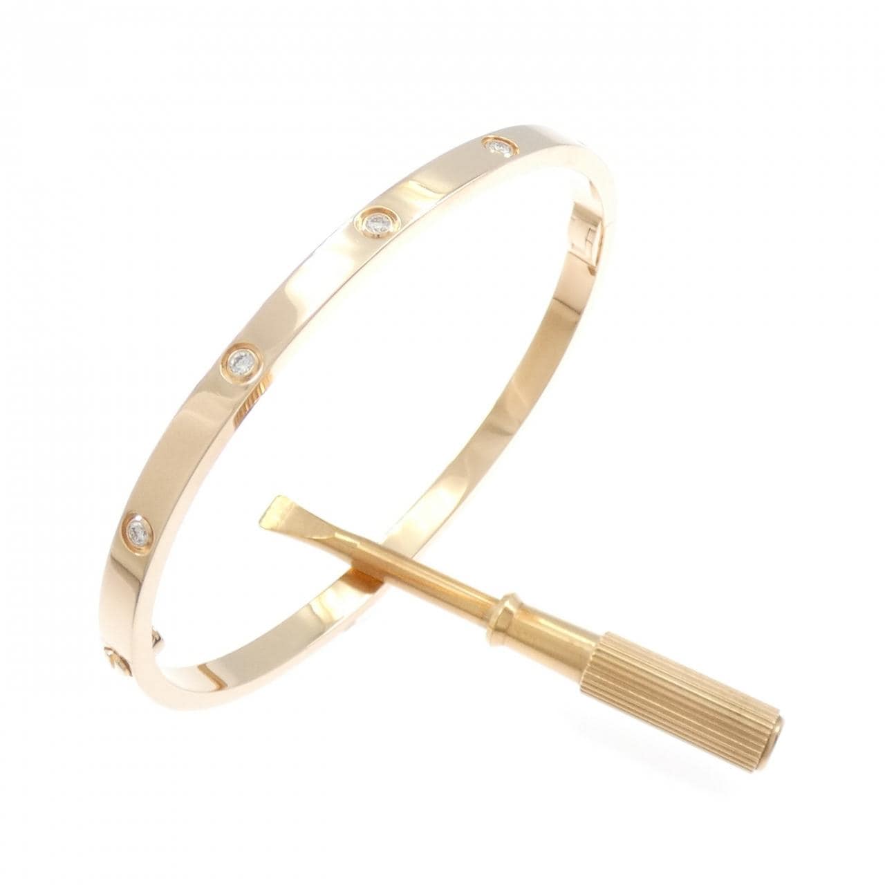 カルティエ ラブブレスレット スモール 10P