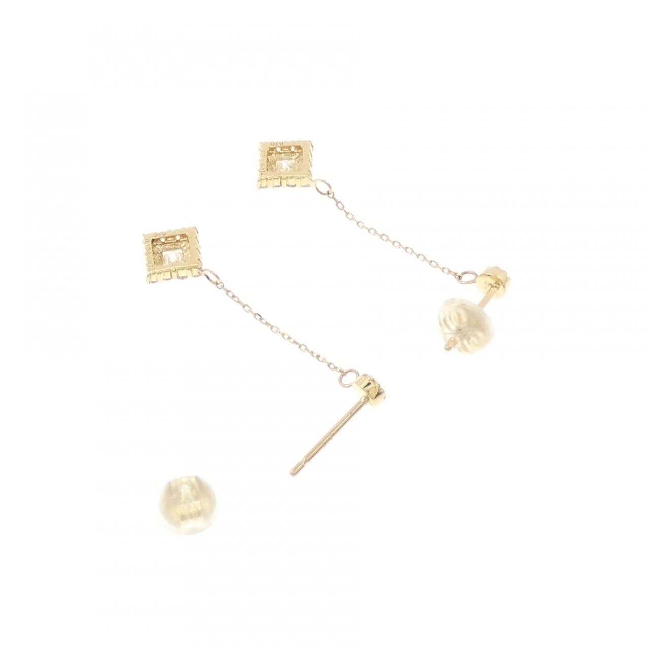 K18YG ダイヤモンド ピアス 0.559CT