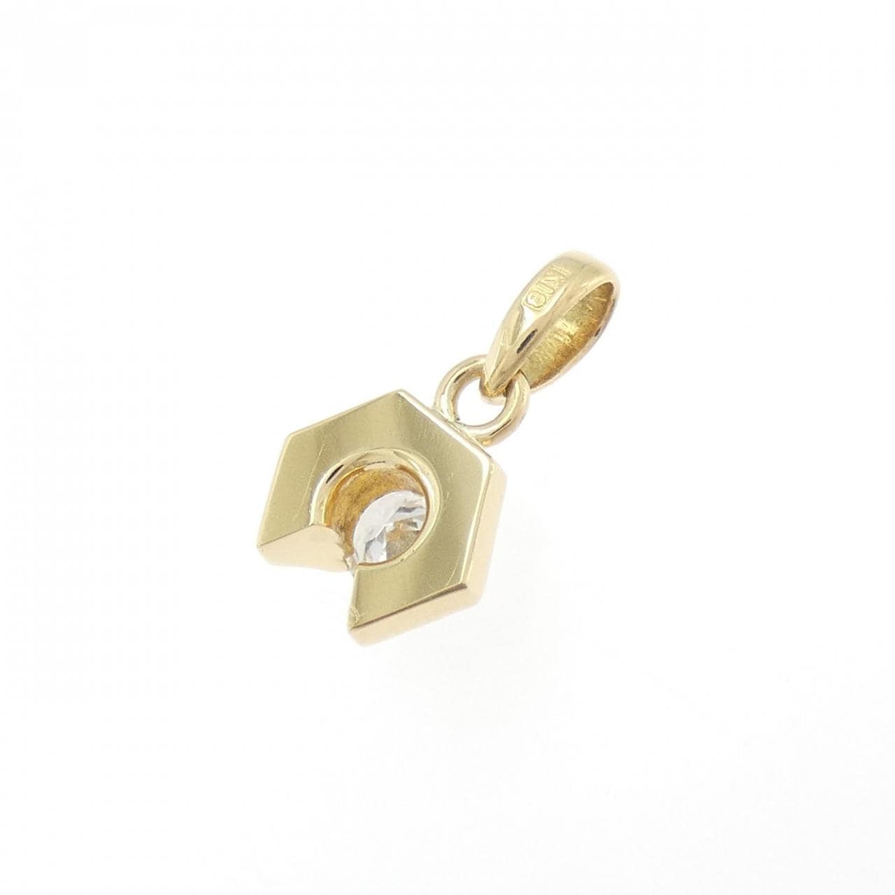 K18YG ダイヤモンド ペンダント 0.27CT