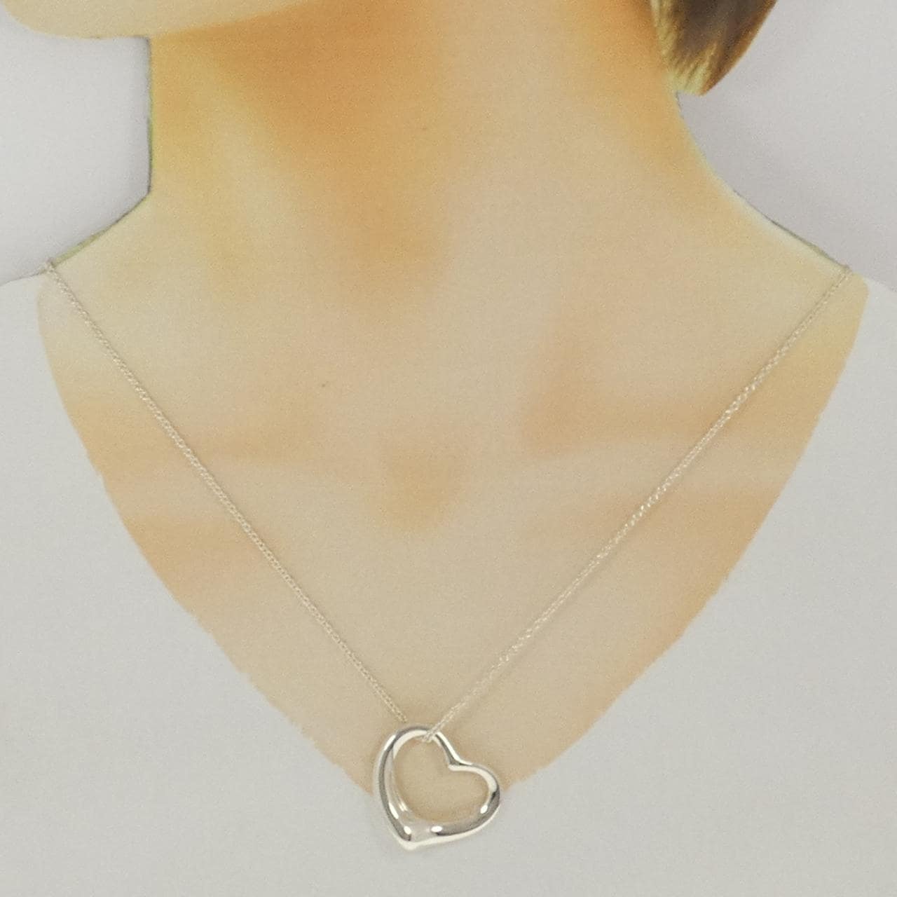 ティファニー オープンハート ネックレス