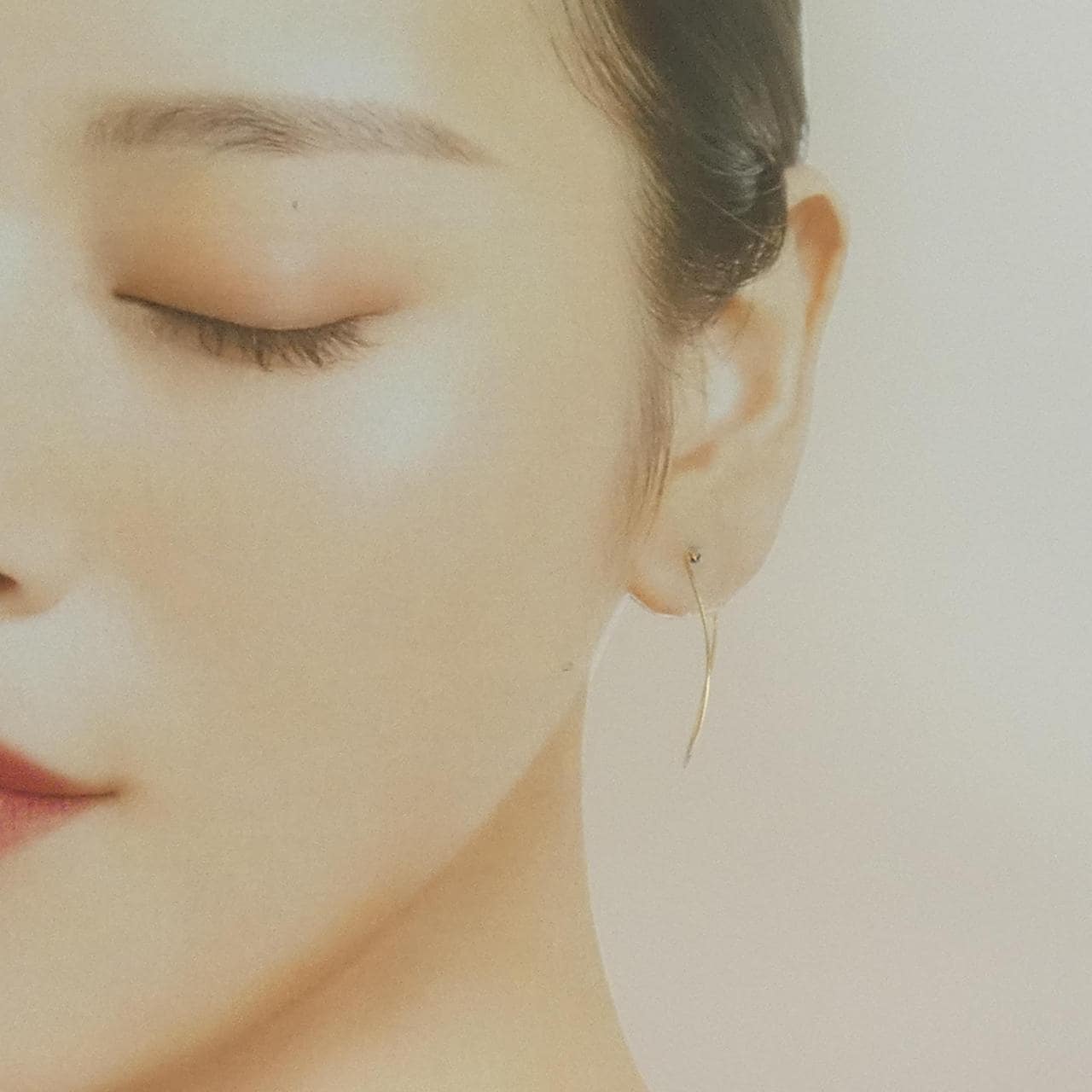 アガット K10YG ピアス