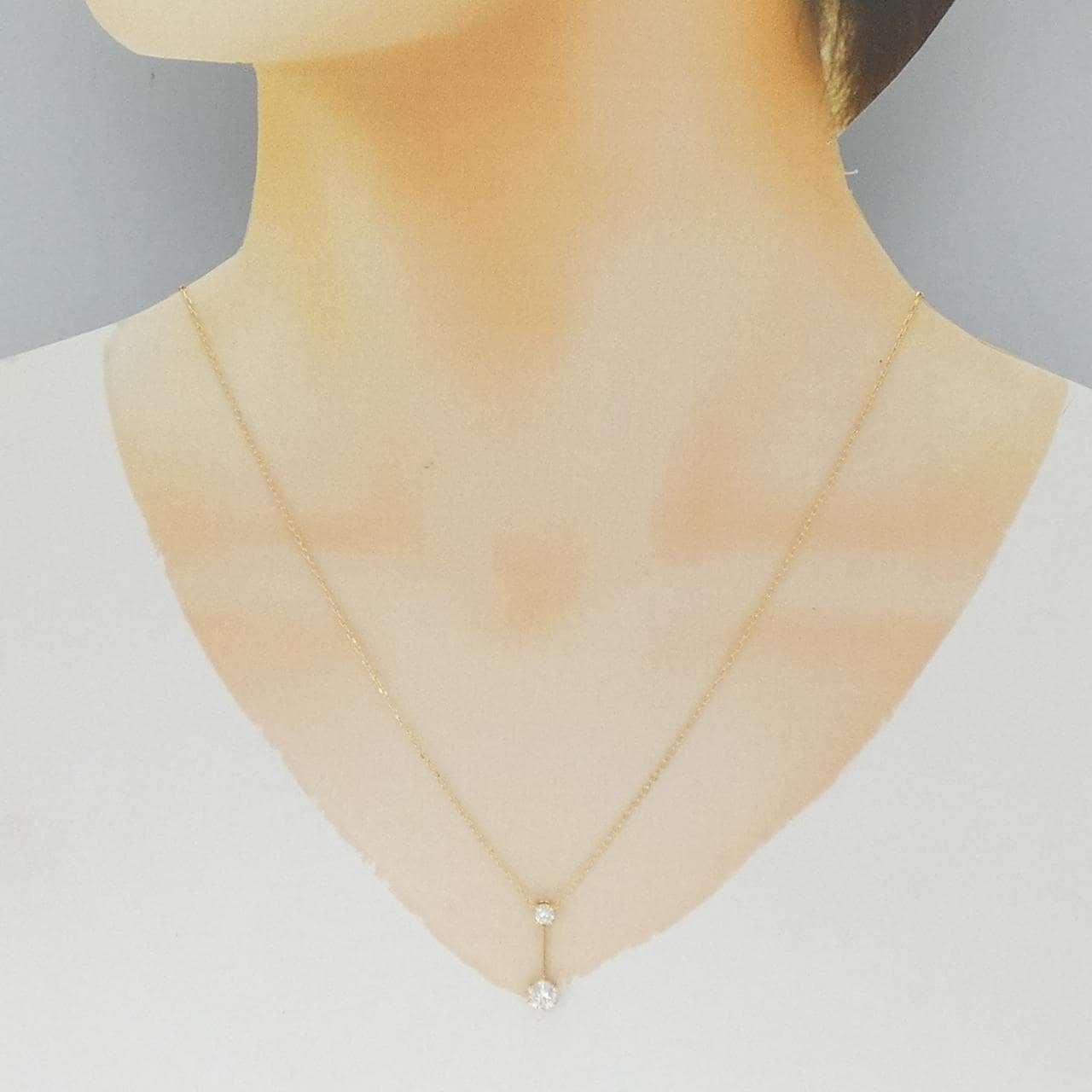 K18YG ダイヤモンド ネックレス 0.50CT