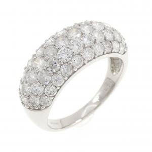 PT900 パヴェ ダイヤモンド リング 2.00CT