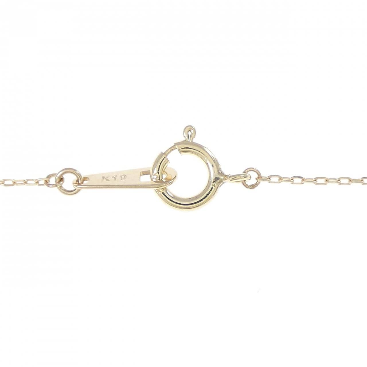 K10YG ハート トルマリン ネックレス