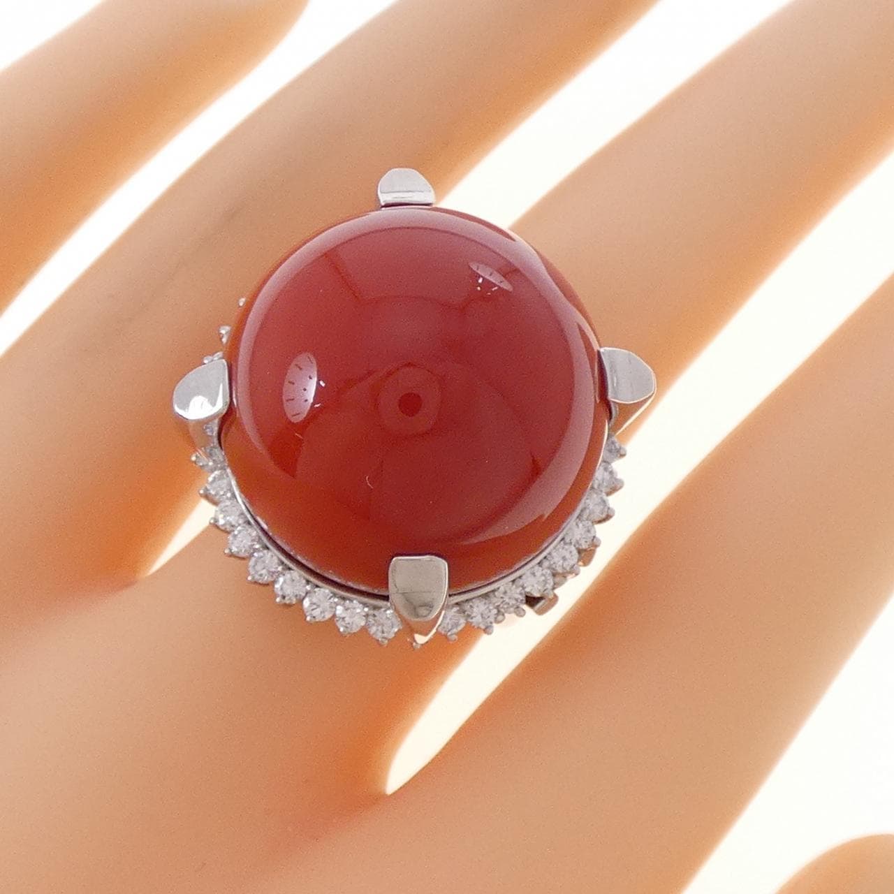 PT900 サンゴ リング 21.2mm