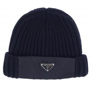 プラダ PRADA トライアングルロゴ UMD446 S202 1WTO ニットキャップ