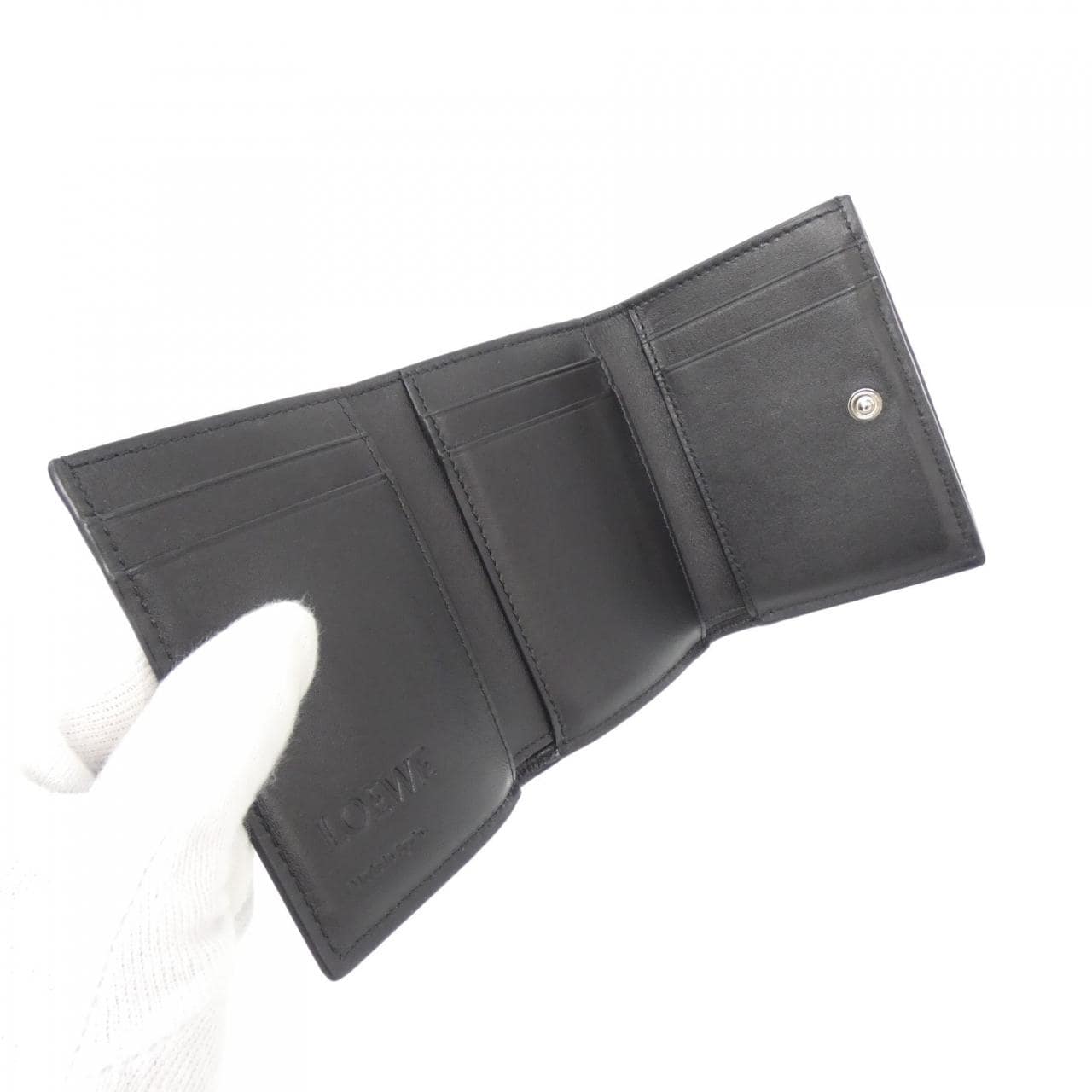 ロエベ アナグラム トライフォールド ウォレット C821TR2X16 財布