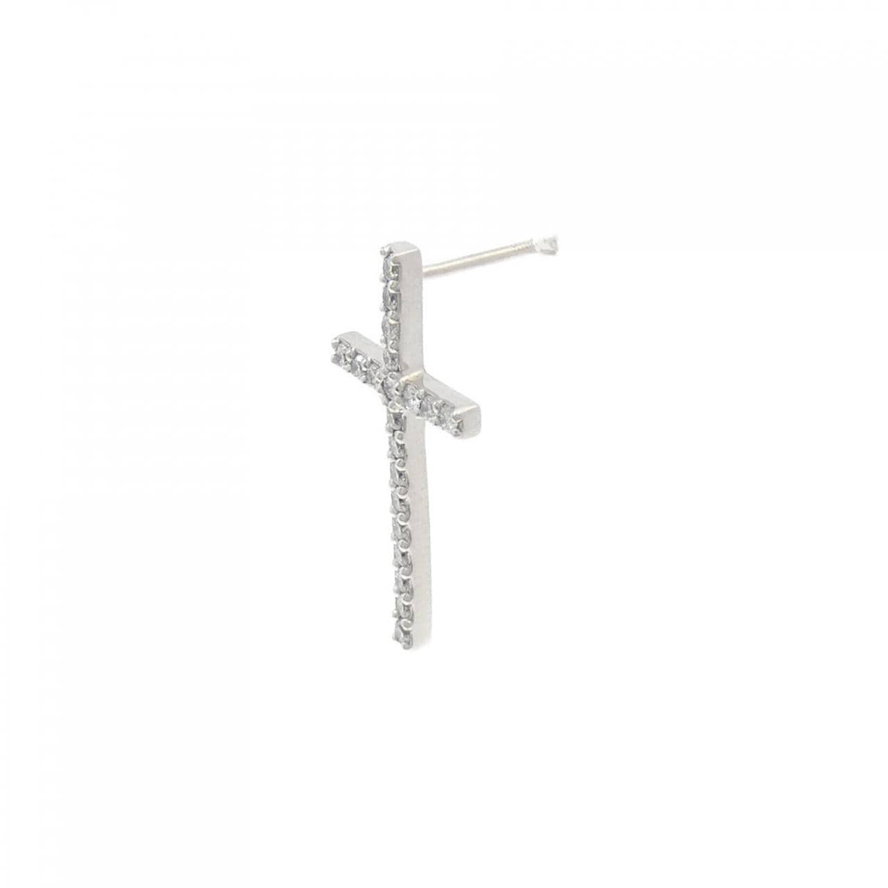 Bijou de M Cross Diamond Earrings 0.25CT (One Ear)