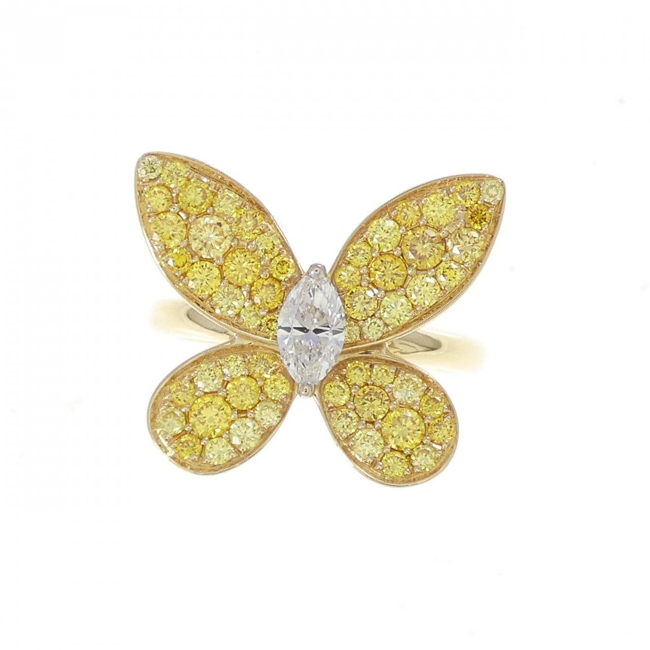 グラフ パヴェバタフライ リング