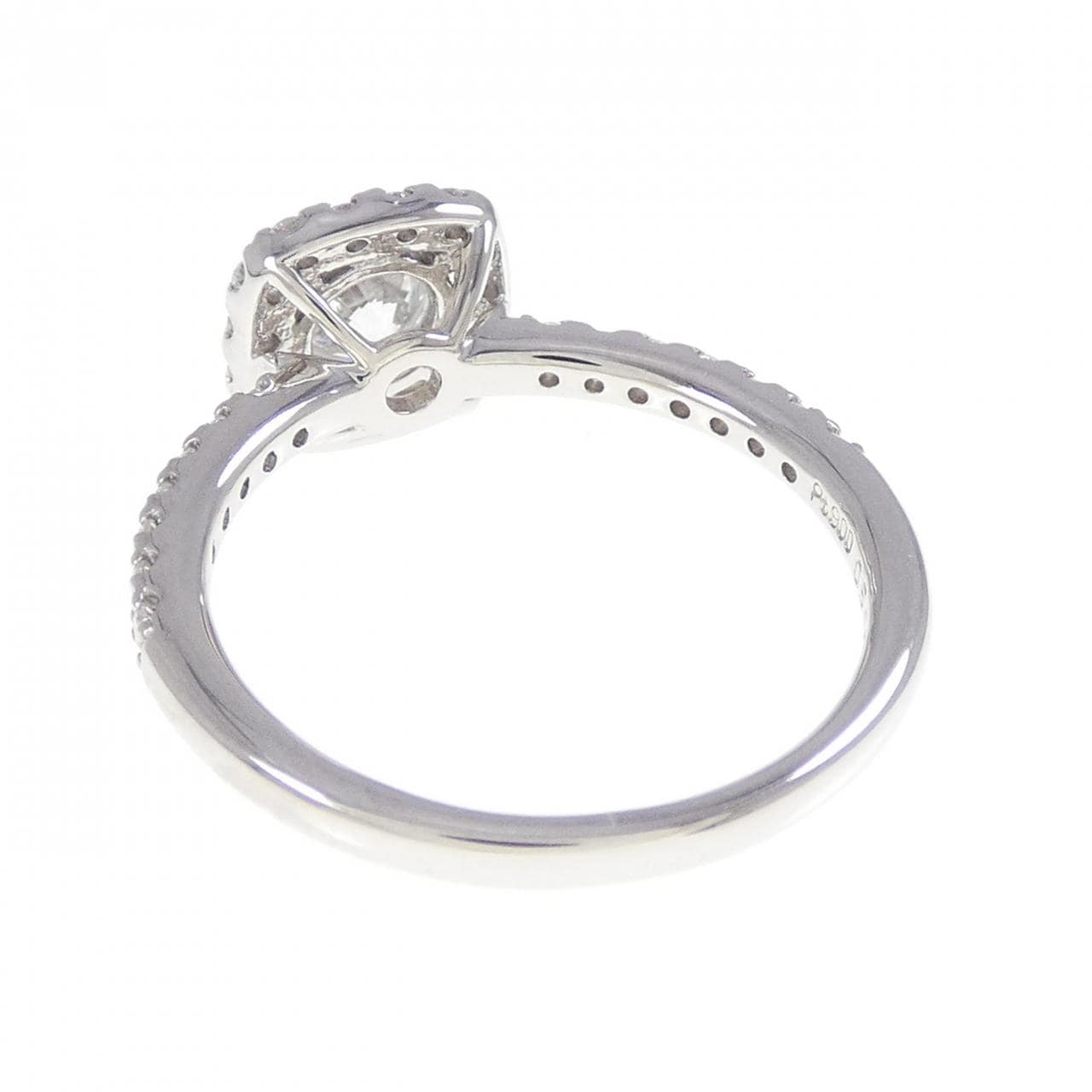 【リメイク】PT900 ダイヤモンド リング 0.507CT E SI1 Good