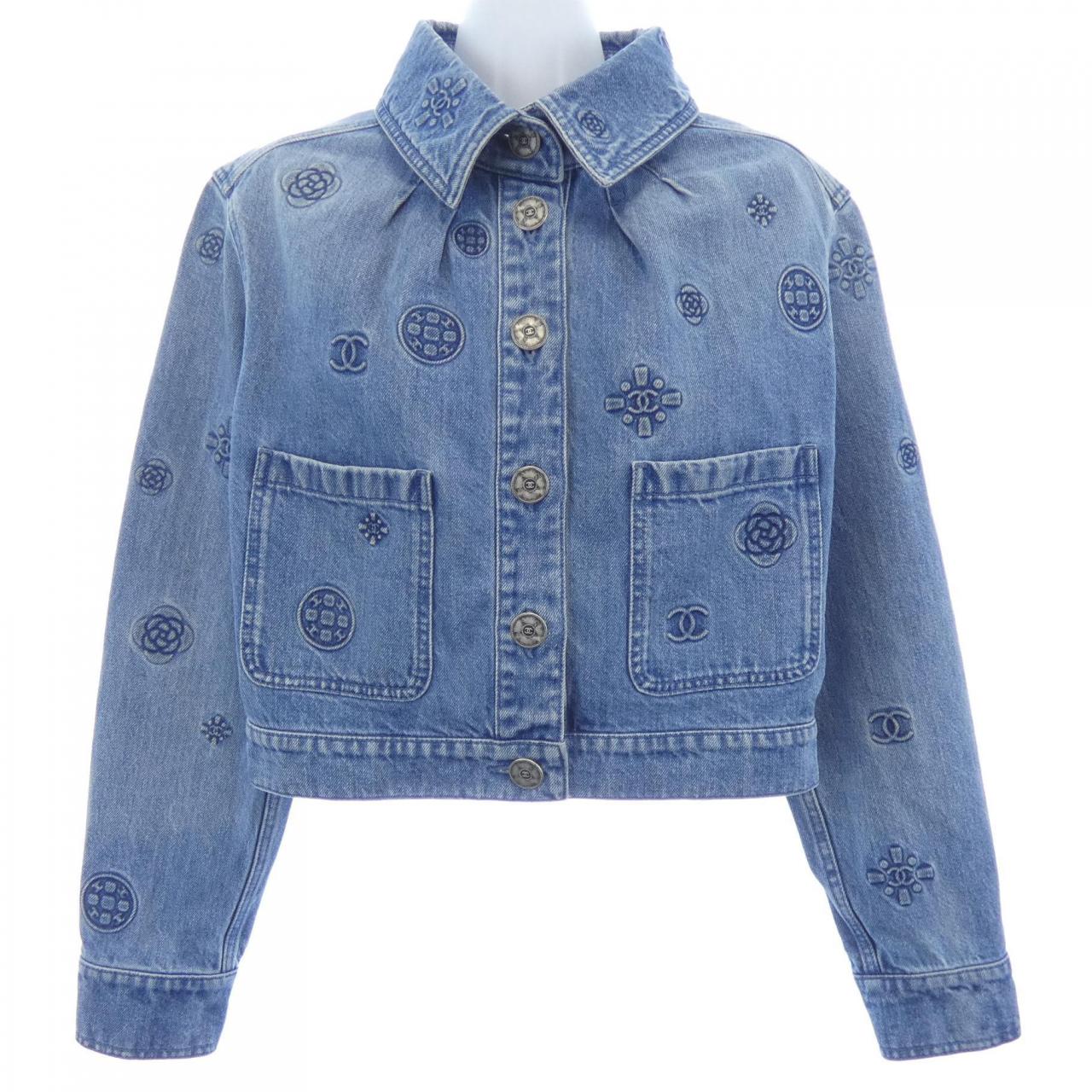 シャネル CHANEL P70204V61786 21P デニムジャケット