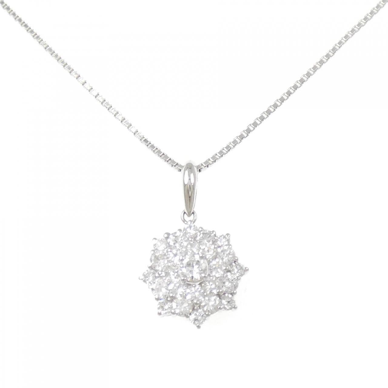 PT900/PT850 ダイヤモンド ネックレス 1.13CT