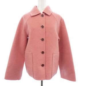 エルメス HERMES ダブルフェイス クルードセル ラムスキンボタン 4H0102DA ジャケット