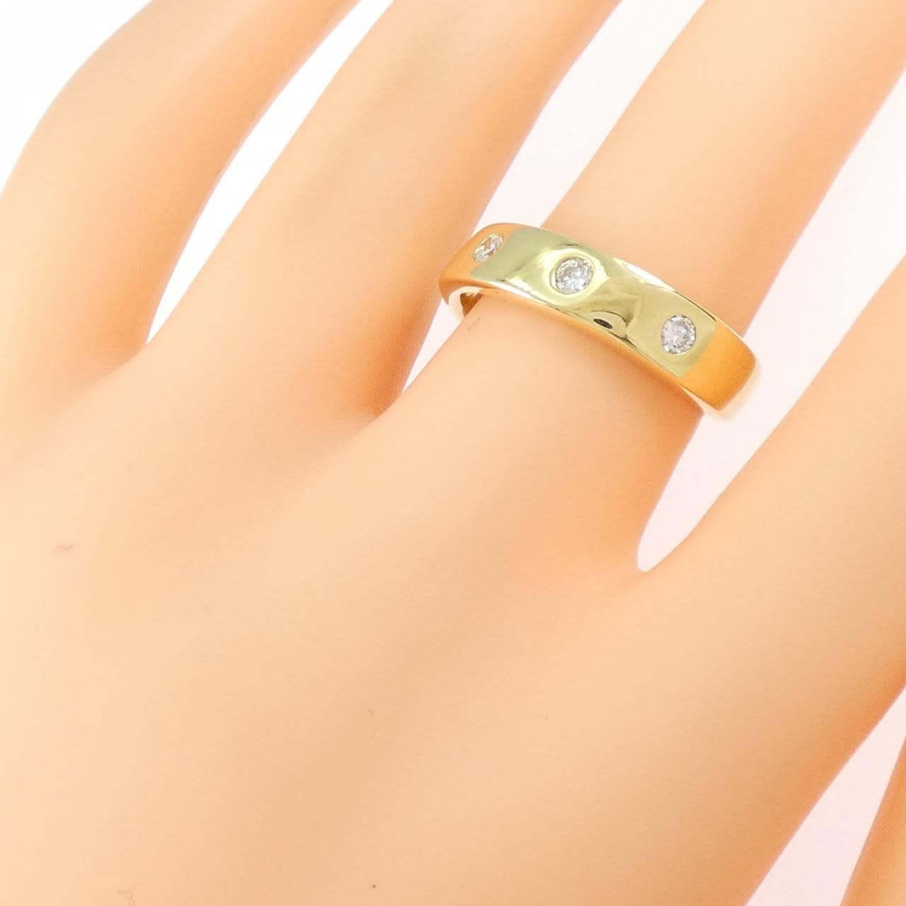 750YG ダイヤモンド リング 0.20CT