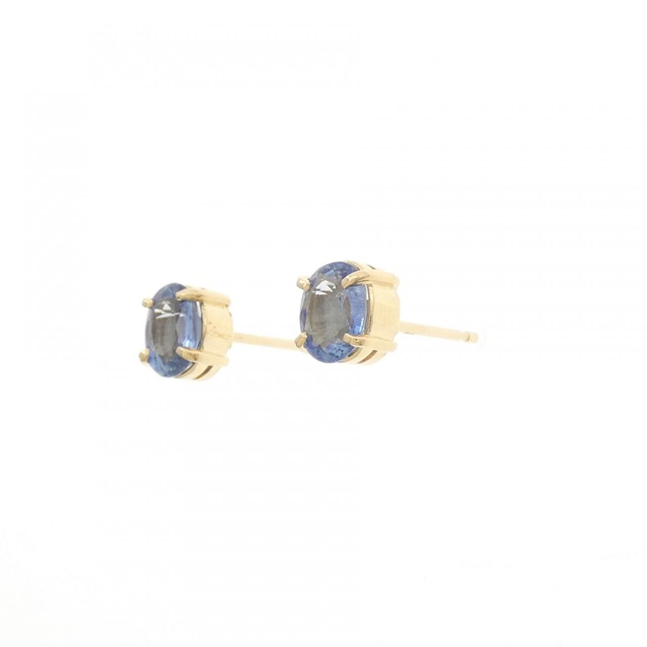 K18YG サファイヤ ピアス 1.30CT