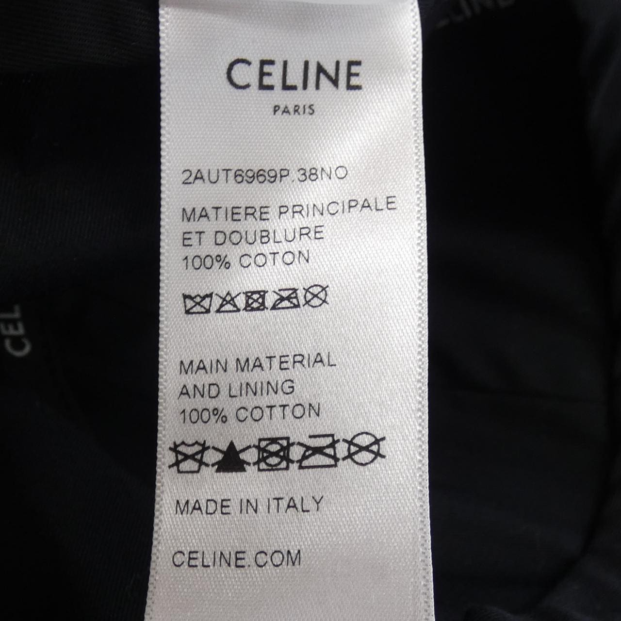 セリーヌ CELINE トリオンフベースボールキャップ 2AUT6969P キャップ