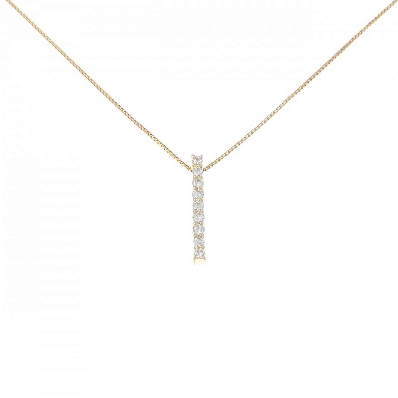 K18YG ダイヤモンド ネックレス 0.18CT