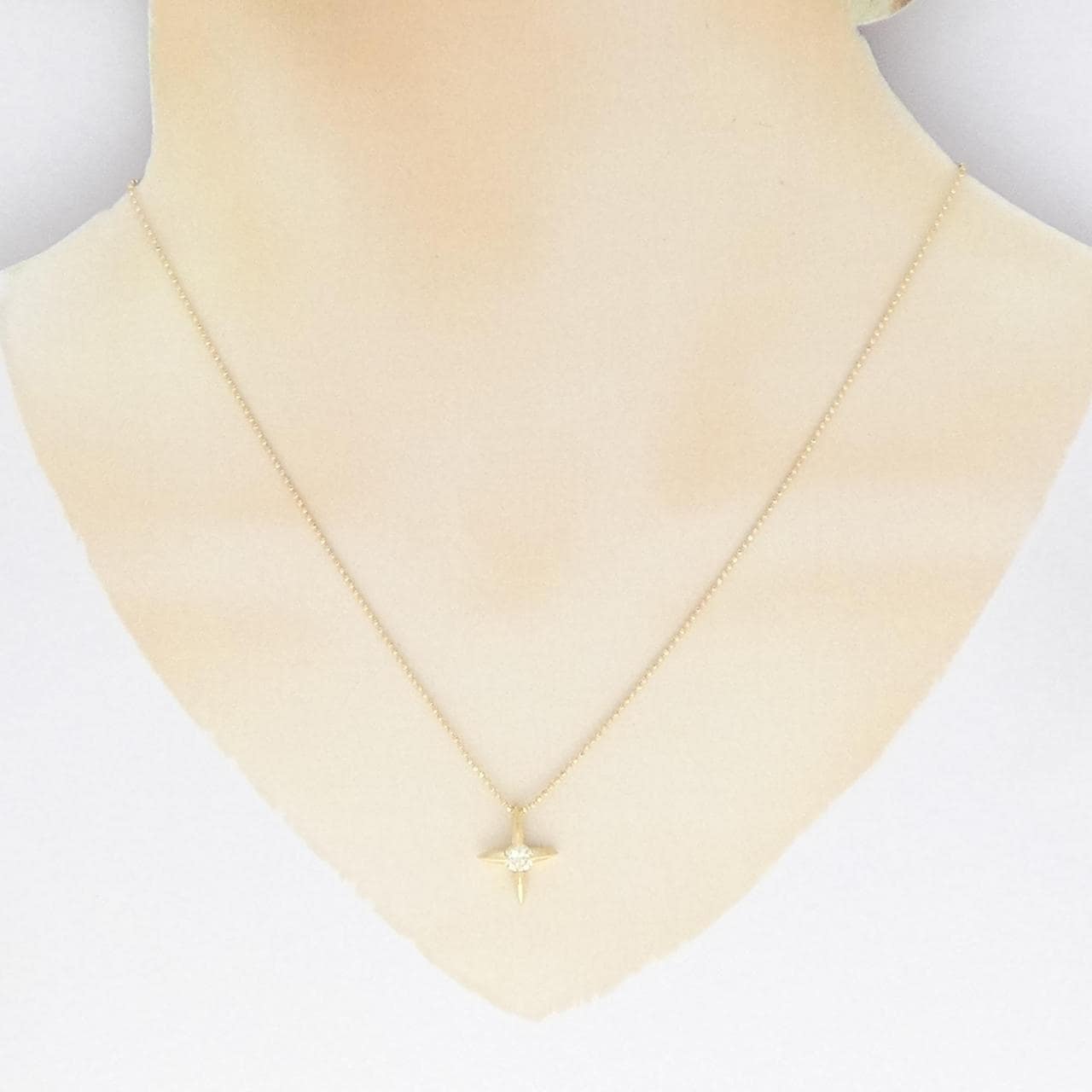 K18YG ダイヤモンド ネックレス 0.30CT