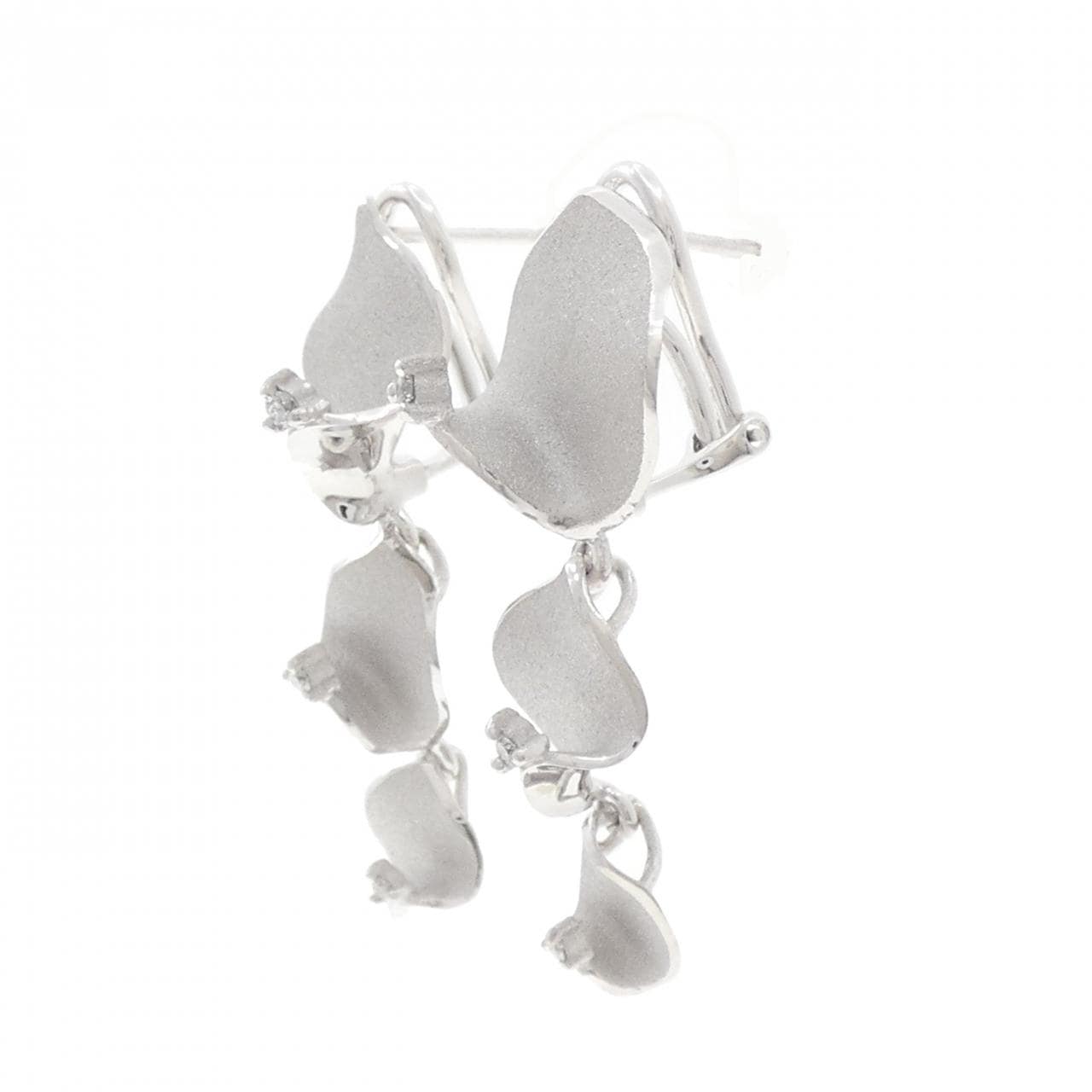 Tamura Shunichi Diamond Earrings 0.12CT