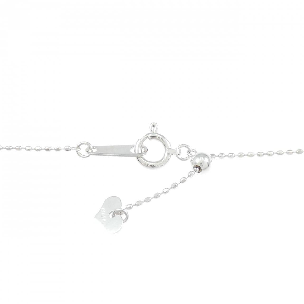 K18WG トルマリン ネックレス 0.04CT