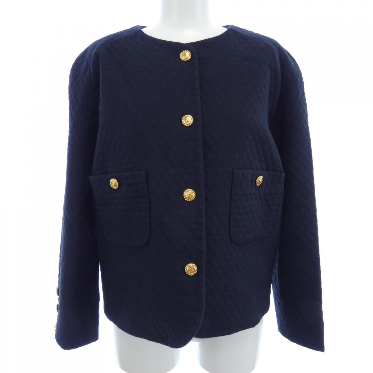[vintage] CHANEL collarless jacket