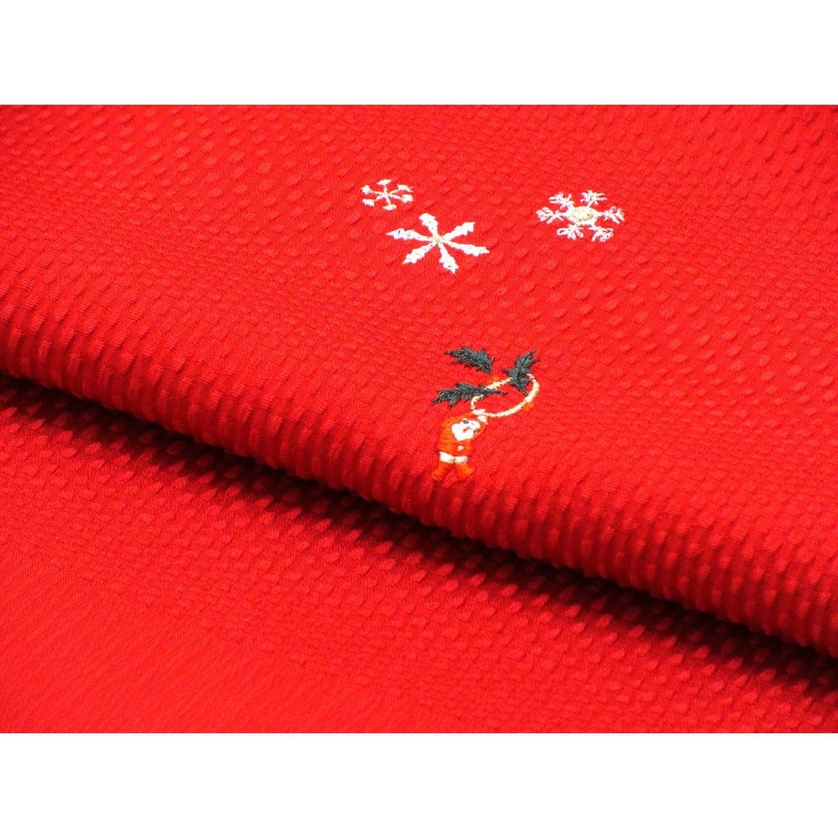 【新品】帯揚　クリスマス