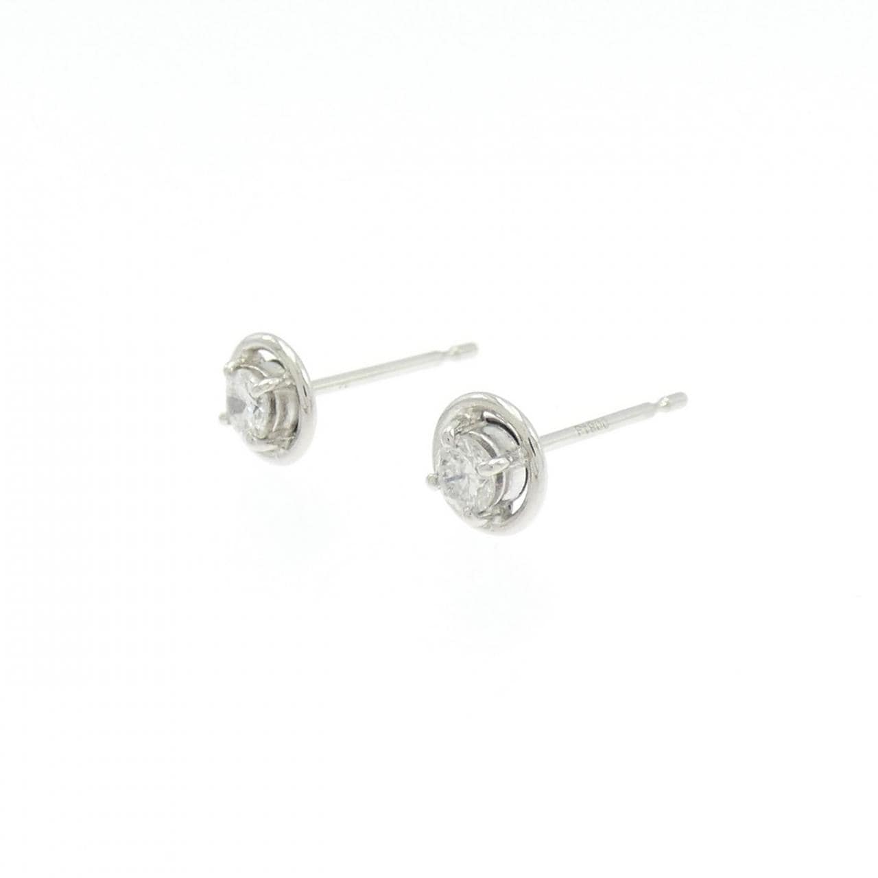 PT900 ダイヤモンド ピアス 0.23CT