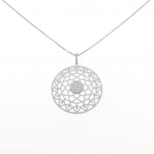 750WG/K18WG ダイヤモンド ネックレス