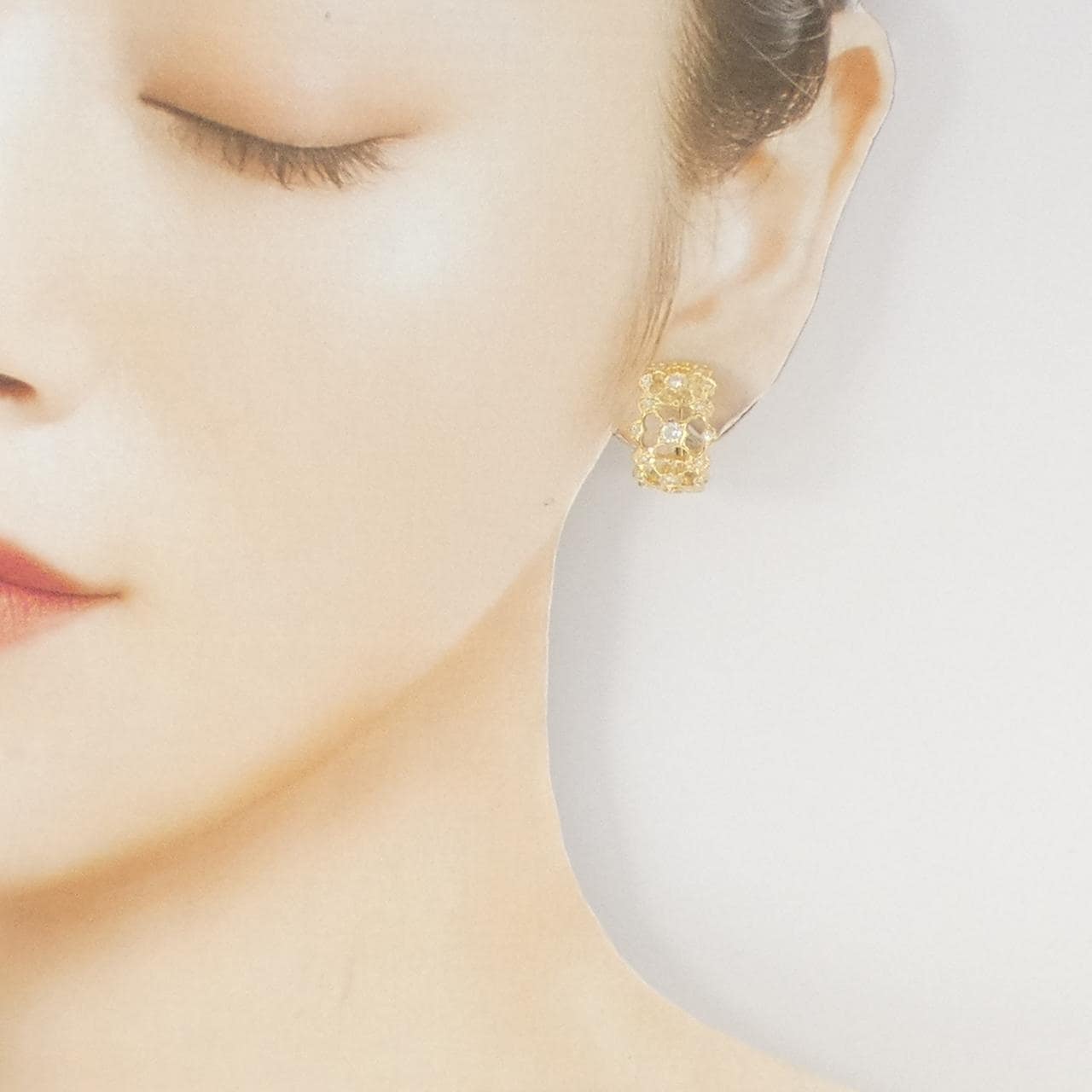 K18YG ダイヤモンド ピアス/イヤリング  0.70CT