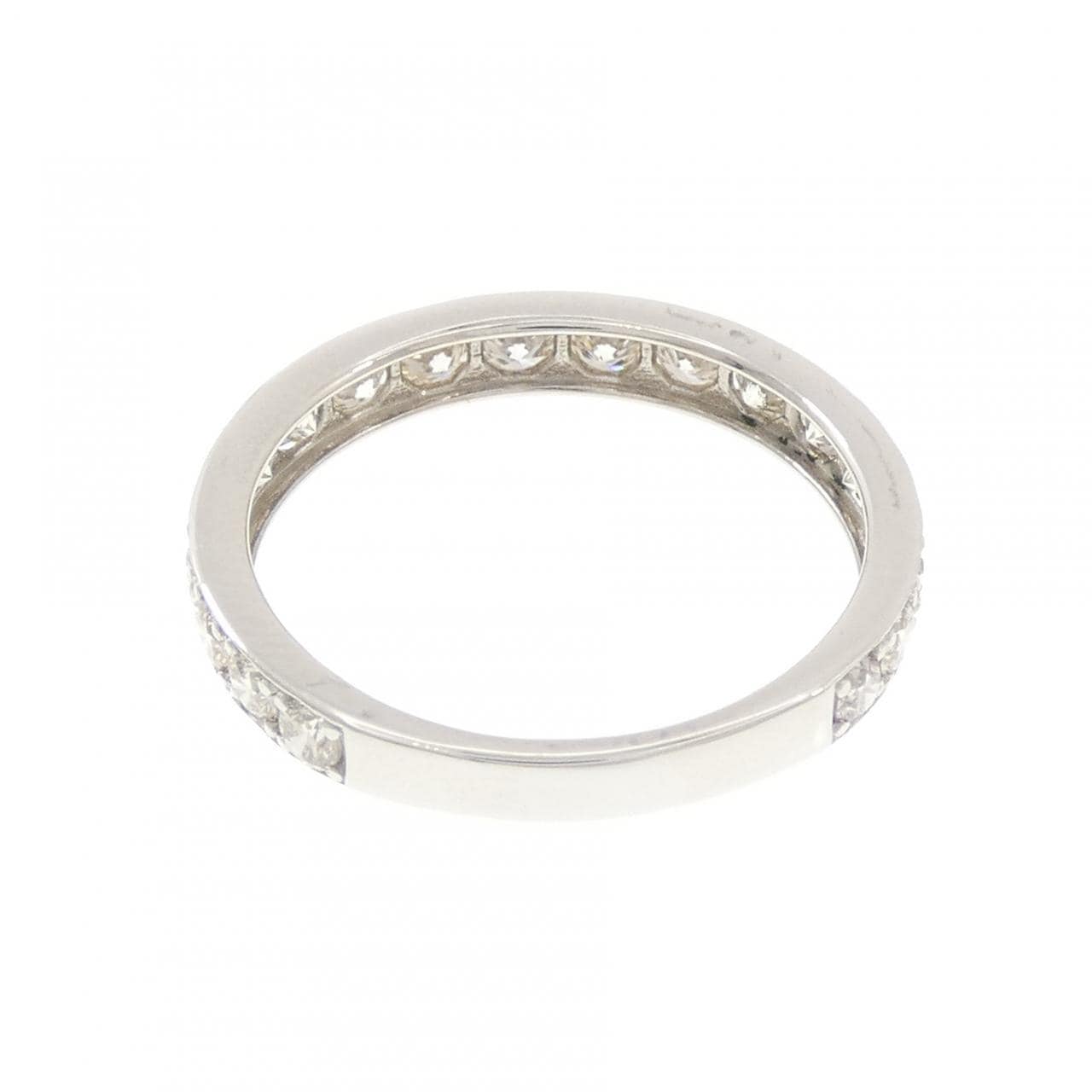 PT900 ハーフエタニティ ダイヤモンド リング 1.00CT