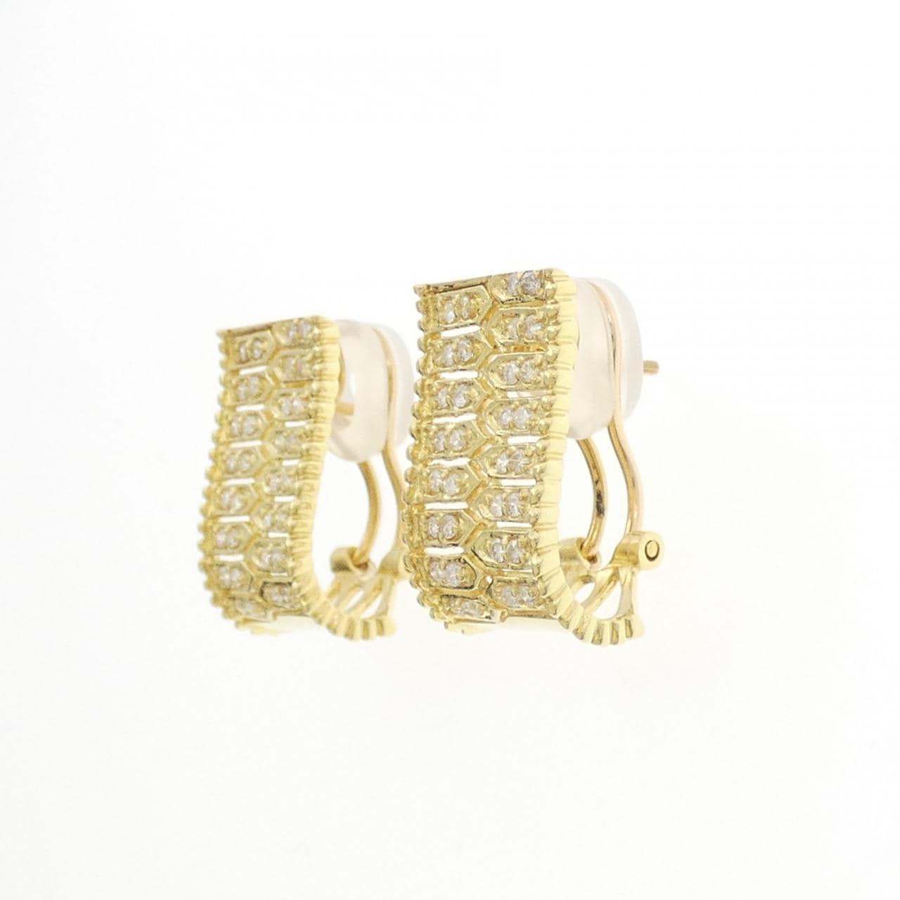 K18YG ダイヤモンド ピアス/イヤリング 0.42CT