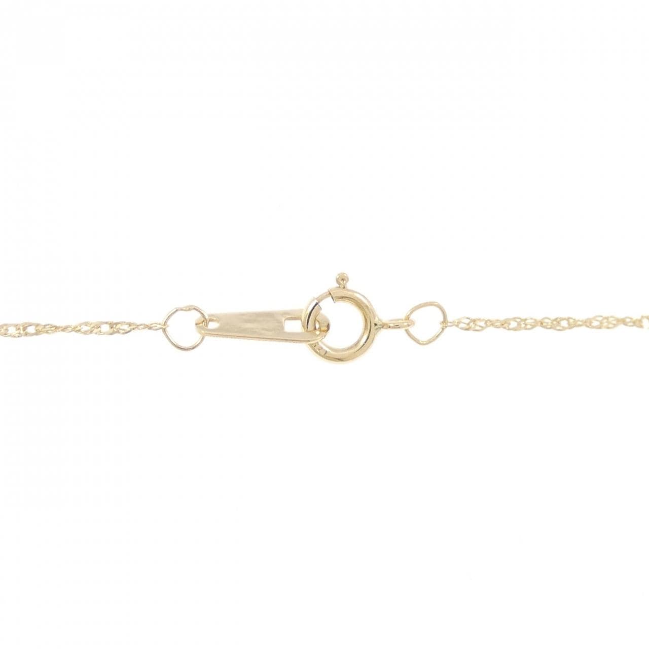 K18YG ハート ダイヤモンド ネックレス 0.05CT