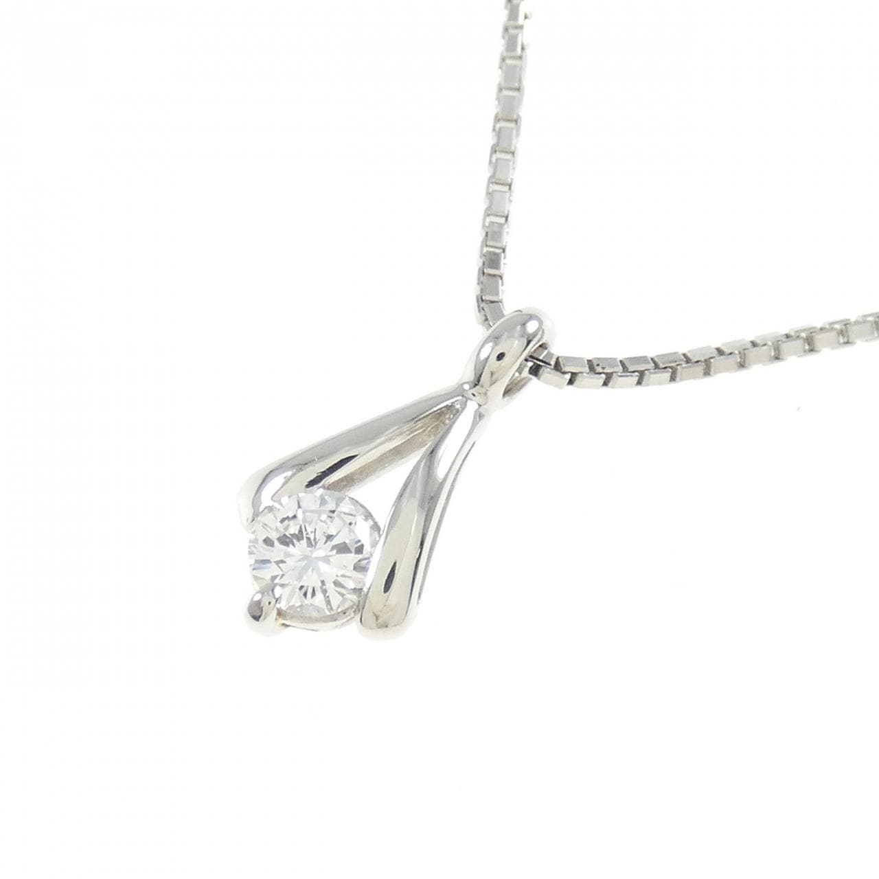 PT900/PT850 ダイヤモンド ネックレス 0.26CT