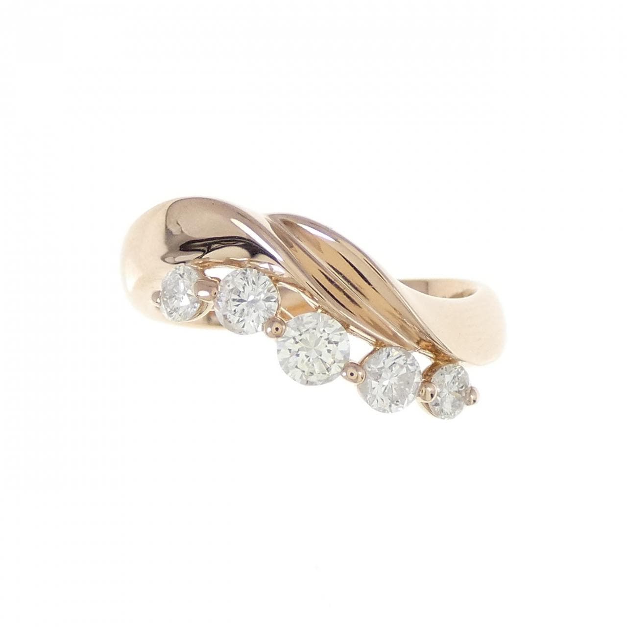 K18PG ダイヤモンド リング 0.50CT