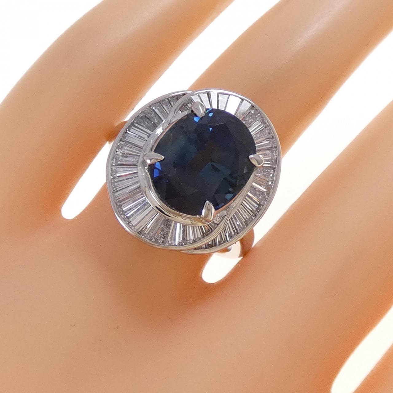 PT900藍寶石戒指7.67CT