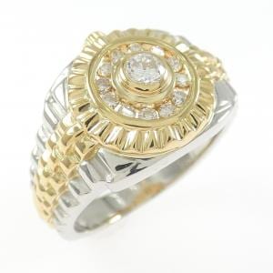 PT900/K18YG ダイヤモンド リング 0.27CT