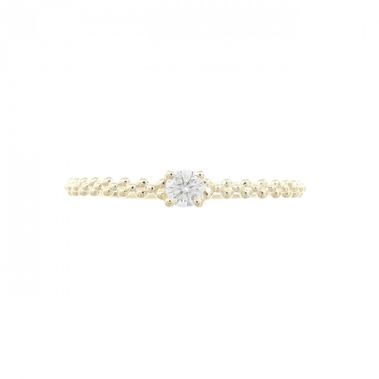 K10YG ダイヤモンド リング 0.07CT